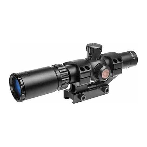 TRUGLO TRU-BRITE 30 Series Dual-Color Illuminated Reticle Rifle Scope with Mount