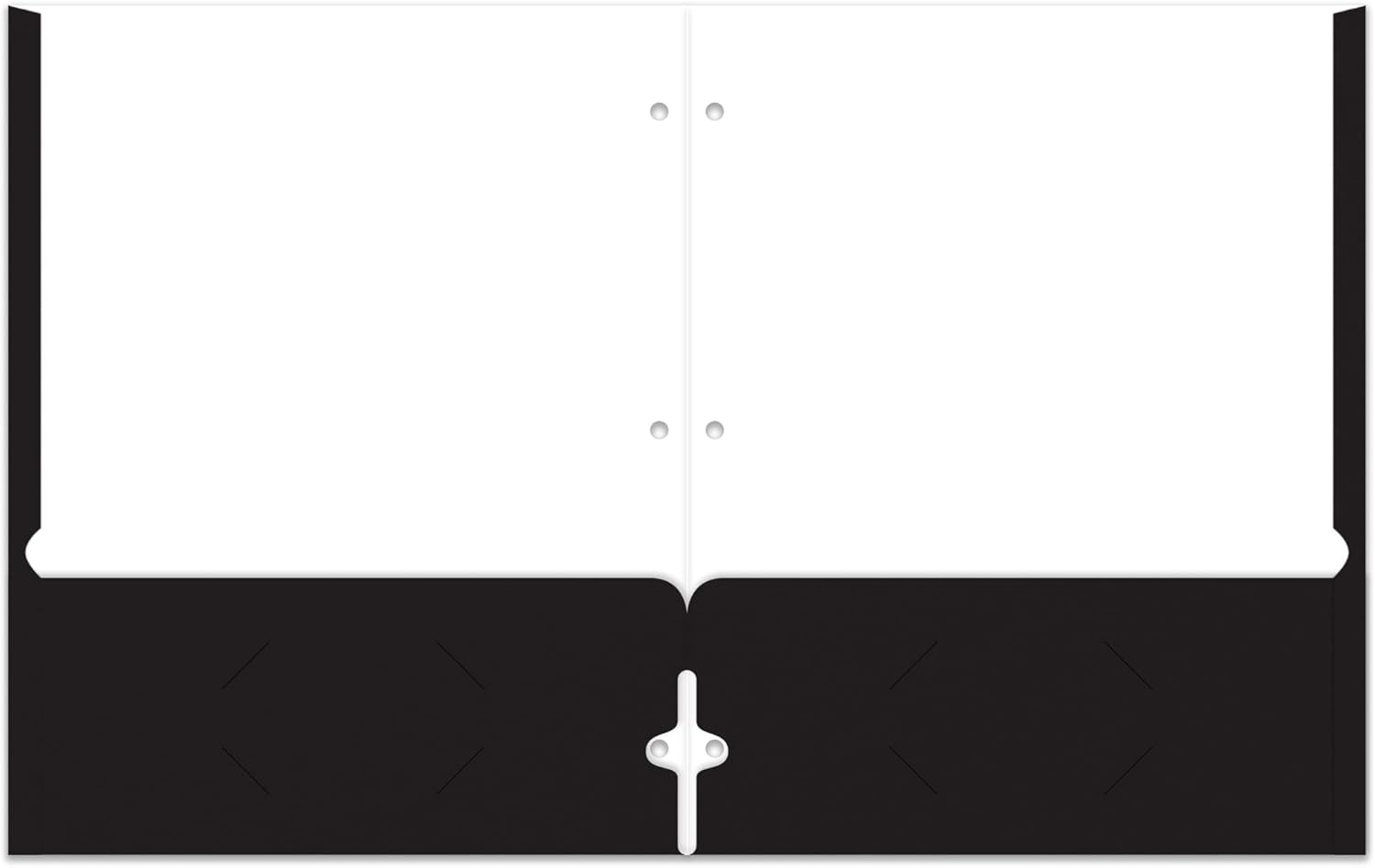 Office Depot® Brand 2-Pocket School-Grade Paper Folder, Letter Size, Black