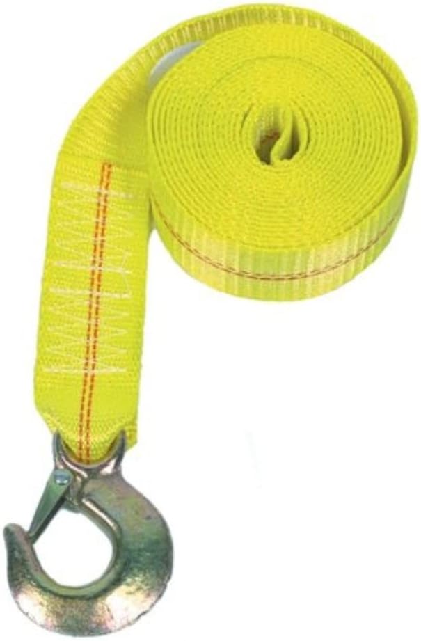 Rod Saver Heavy-Duty Winch Strap Replacement - Yellow - 2" x 25'