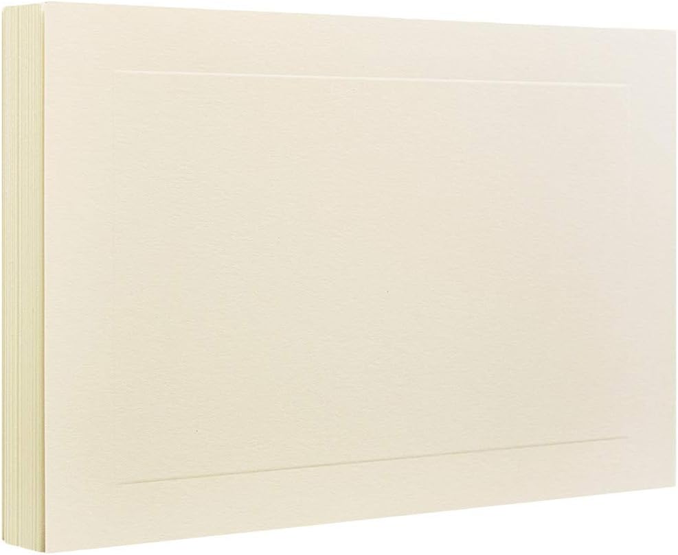 JAM PAPER Blank Flat Note Cards
