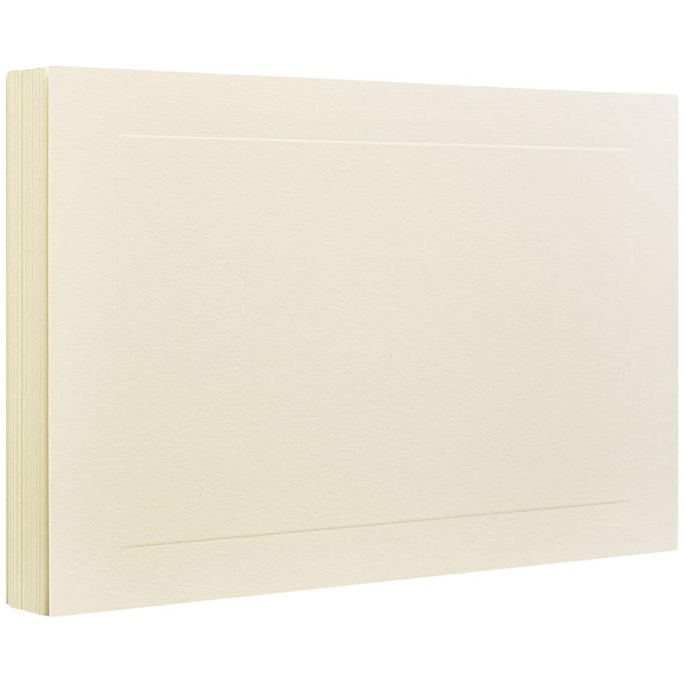JAM PAPER Blank Flat Note Cards