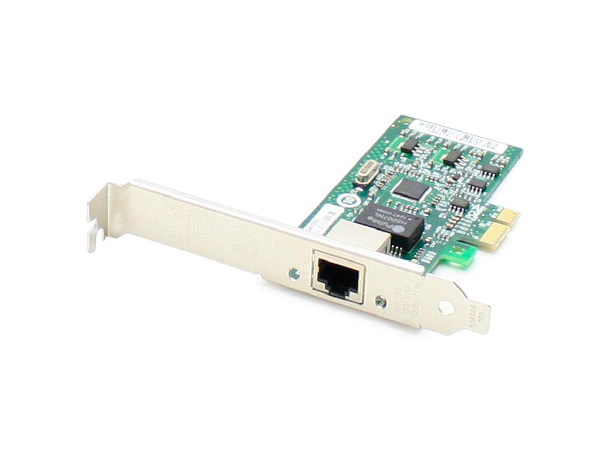 ADDON HP FX672AV COMPARABLE 10/100/1000MBS SINGLE OPEN RJ-45 PORT PCIe x4 Network Interface Card