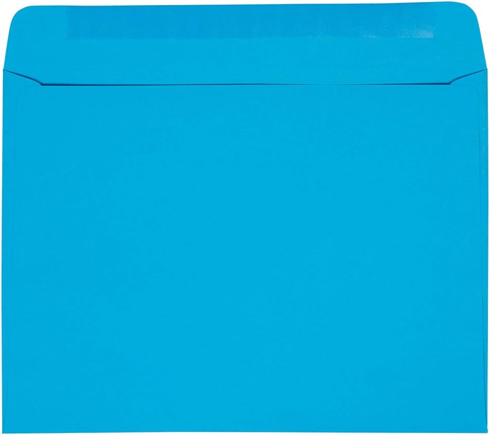JAM Paper 9 x 12 Booklet Envelopes with Gummed Seal