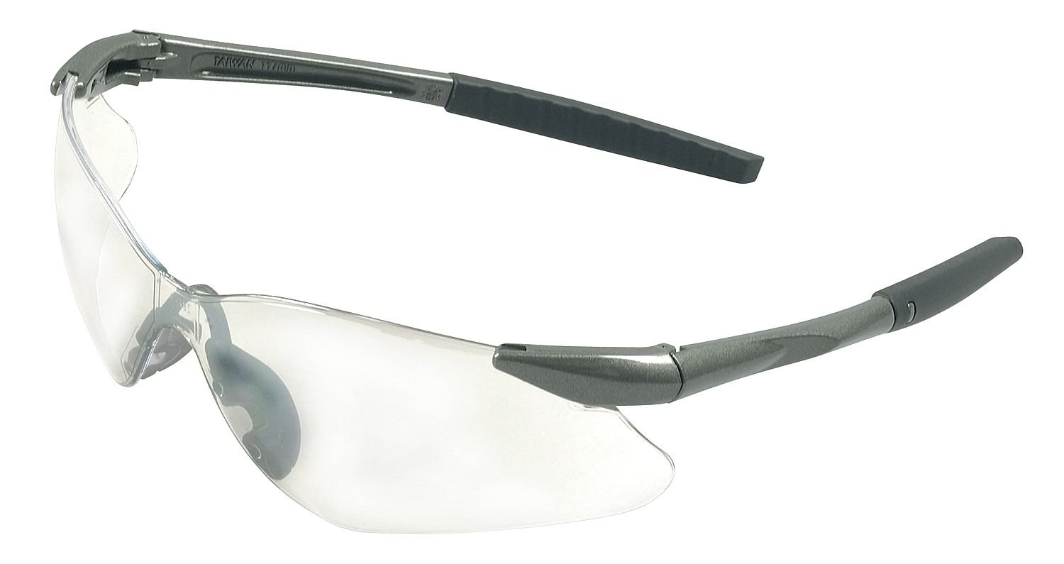 Jackson 3013536 KC 20470 Nemesis VL Safety Glasses, Gunmetal Frame, Clear Lens (1 Pair)