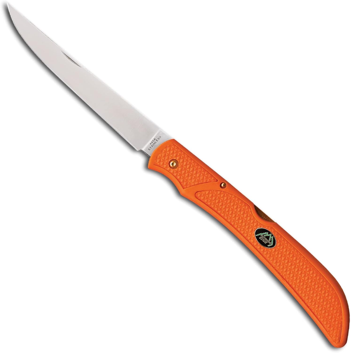 OUTDOOR EDGE Fish & Bone Folding Fillet Knife with 5.0" 440A Stainless Blade - Pocket Clip