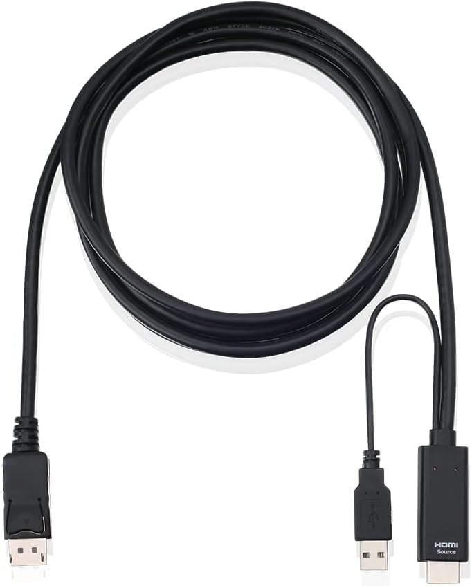 IOGEAR 6 Ft. Active 4K60Hz HDMI to DisplayPort Cable