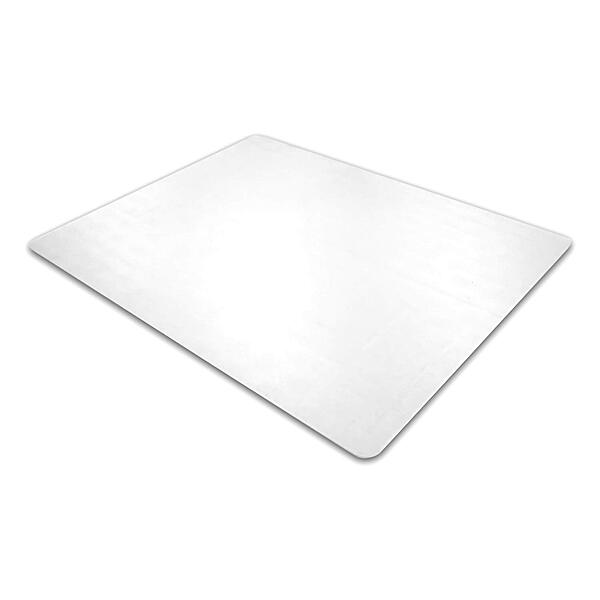 FLOORTEX Valuemat Plus Polycarbonate Rectangular Chair Mat for Low Pile Carpets