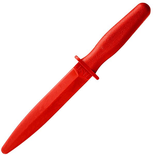 ASP Red Knife for Training and Practice with Martial Arts, Defense, Props, Tactical, Law Enforcement, Military