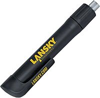 Lansky Retractable Diamond Pen Knife Sharpener, Black, One Size (DROD1)