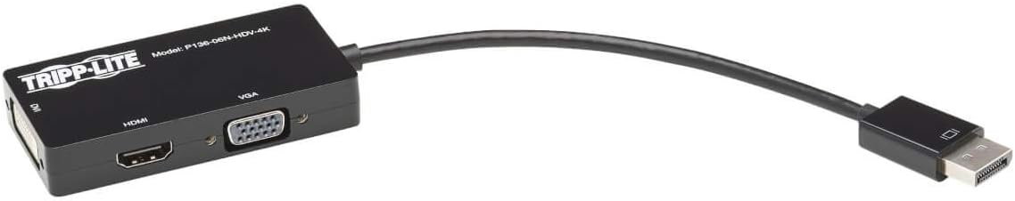 TRIPP LITE DisplayPort to HDMI/VGA/DVI Adapter