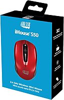 ADESSO iMouse S60 Wireless Optical Mouse with 2.4 GHz RF, Programmable Driver, Tilt-Wheel Scrolling
