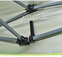 Pop Up Canopy Tent, Heavy Duty, 10' x 10' Area, Peak Height 14', Includes Wheeled Bag, Ergodyne Shax 6000, Lime