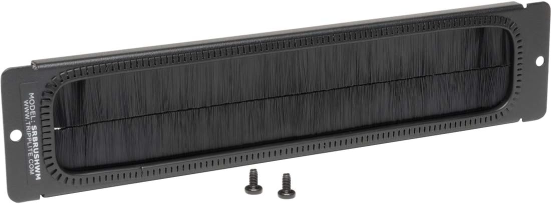 TRIPP LITE Brush Strip Plate for Wallmount Rack Enclosure Server Cabinet (SRBRUSHWM)