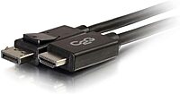 C2G Legrand DisplayPort to HDMI, Male to Male Displayport Cable, Black DisplayPort Cable, 6 Foot Digital Display Cable, 1 Count, C2G 54326