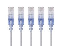 Monoprice SlimRun Cat6A Ethernet Patch Cable - 30AWG UTP Snagless RJ45 10G