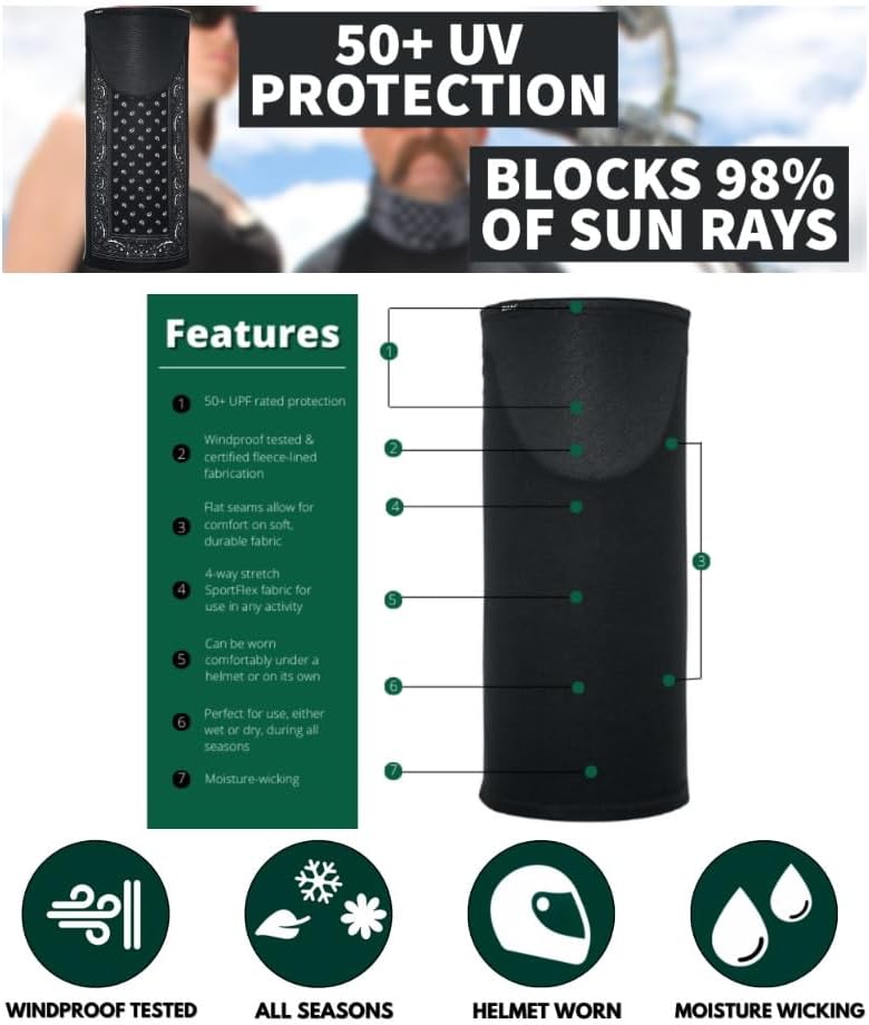 ZANHEADGEAR Motley Tube SportFlex Series Windproof Tube