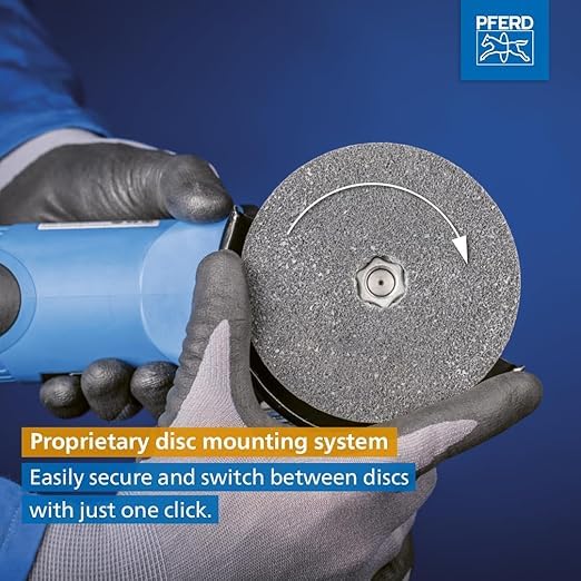 PFERD COMBICLICK® Fibre Disc, Ceramic Oxide CO-Cool, 5" Diameter, 12200 RPM, 36 Grit (Pack of 25) - Part 40733