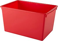 Office Depot® Brand Medium Storage Bin, 7-1/2"H x 14-1/8"W x 9-1/4"D, Assorted Colors