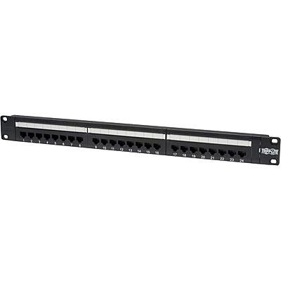 Tripp Lite 24-Port 1U Rackmount Cat6 110 Patch Panel 568B, RJ45 Ethernet(N252-024) 24 Port