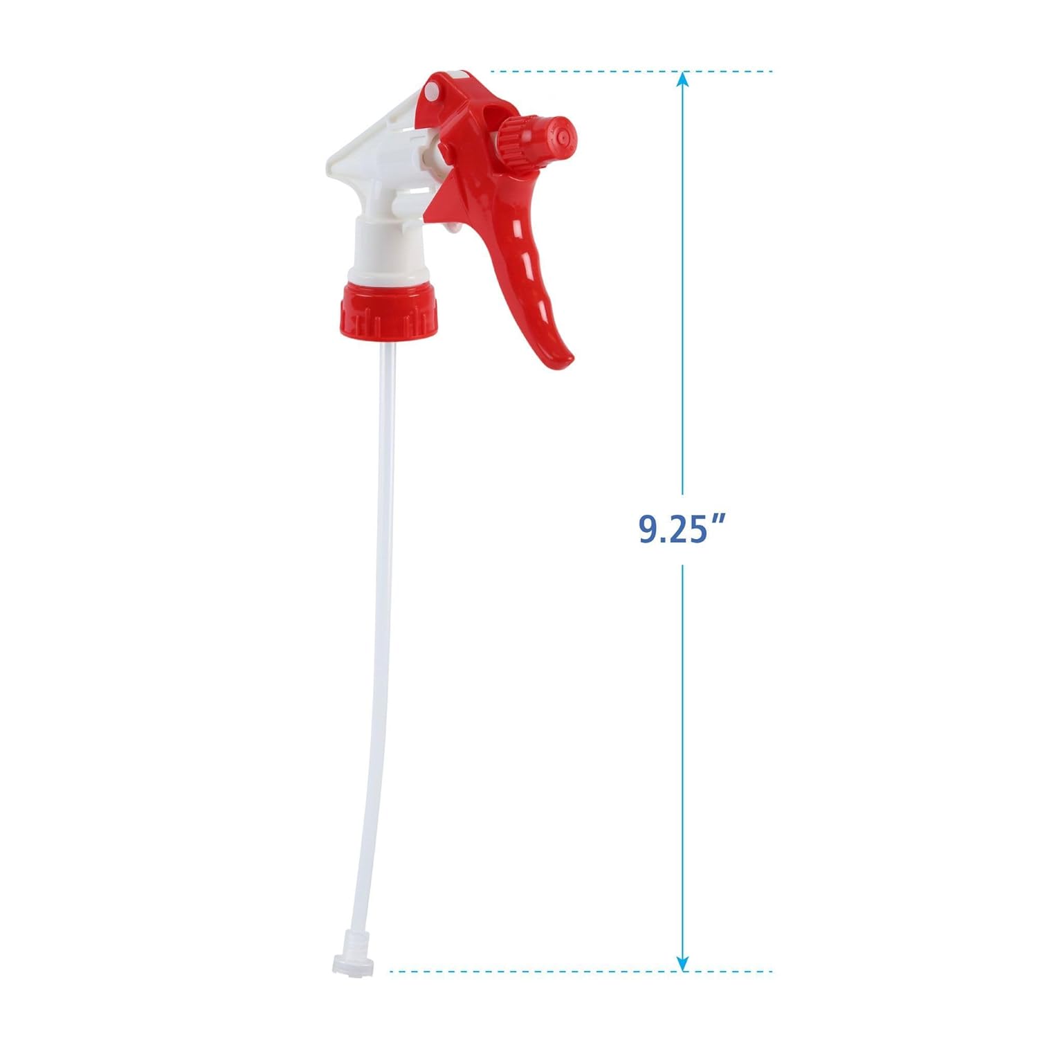 Boardwalk Trigger Sprayer 250, 9.25" Tube Fits 32 Oz Bottles, Red/white, 24/carton