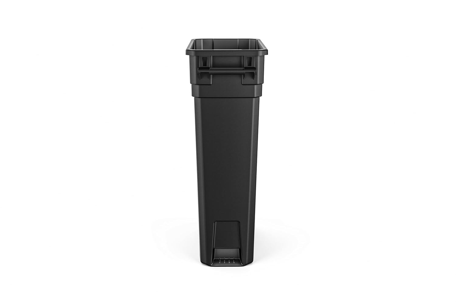 Suncast Commercial TCNH2030BK Narrow Trash Can With Handles, 30.00" Height x 11.08" Width, 23 gal Capacity, Black