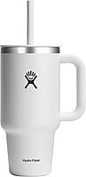 Hydro Flask Travel Tumbler with Handle, Lid and Straw - Insulated Stainless Steel