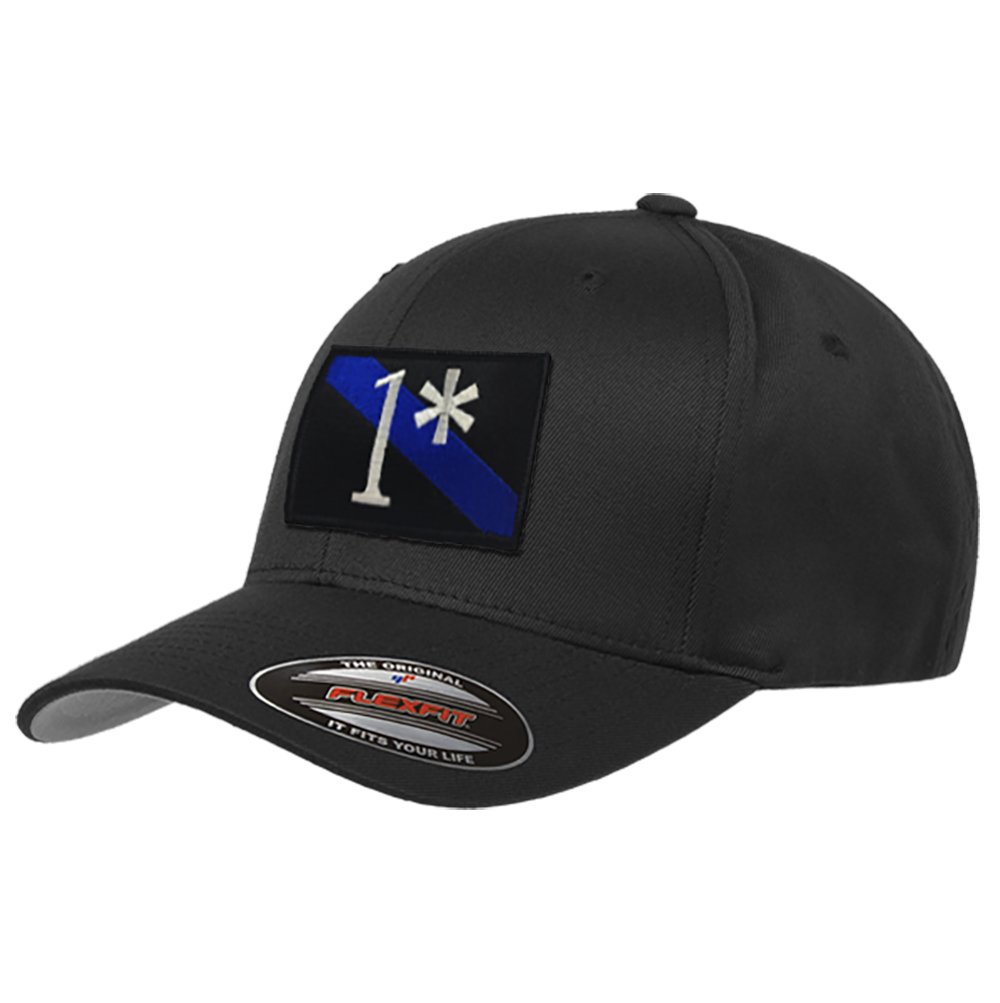 THIN BLUE LINE USA Flexfit American Flag Baseball Cap
