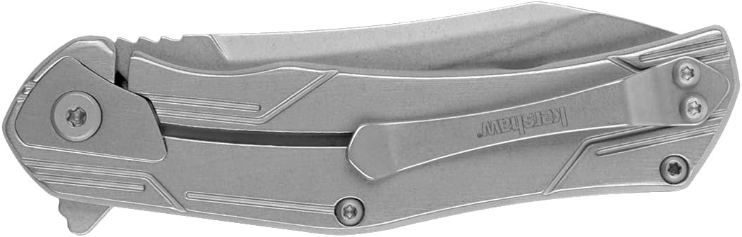 Kershaw Husker Folding Pocket Knife, 3-Inch Blade with SpeedSafe Assisted Opening, Frame Lock (1380)