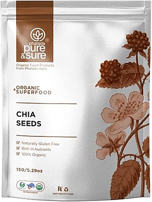 PURE&SURE - ORGANIC CHIA SEEDS 150GM