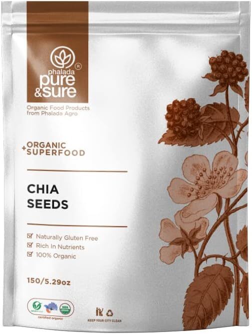 PURE&SURE - ORGANIC CHIA SEEDS 150GM