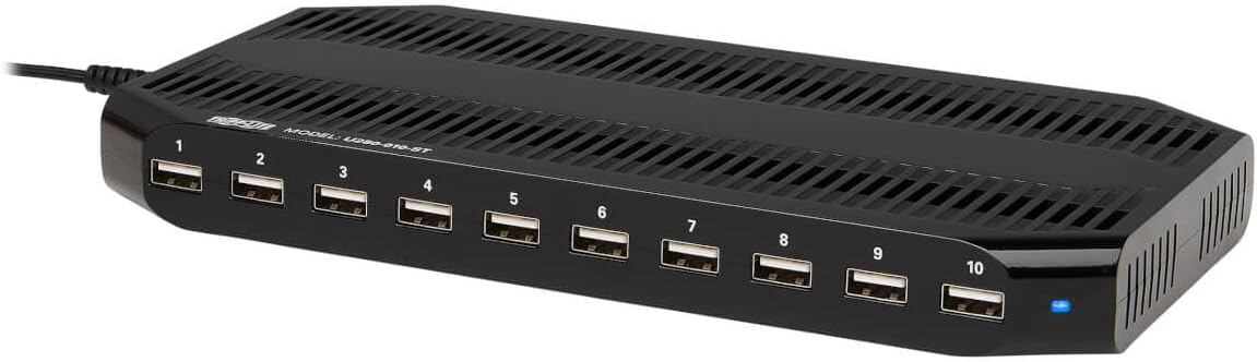 TRIPP LITE USB Charging Station with Storage and Adjustable Brackets