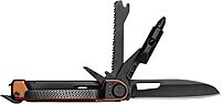 Gerber Gear Armbar Trade 8-in-1 Multi-tool - 2.5" Plain Edge Blade, Pry Bar, Hammer - EDC Gear and Equipment - Burnt Orange