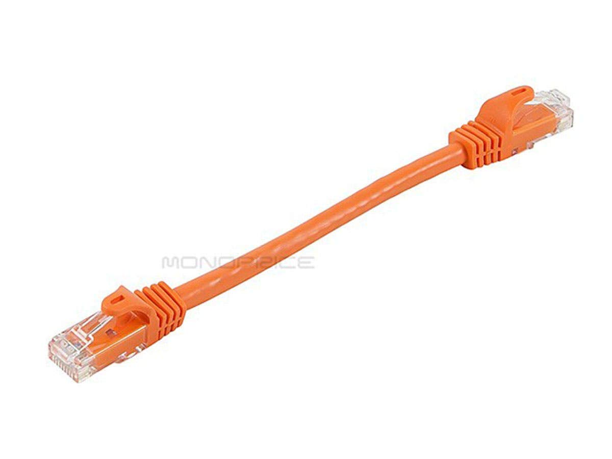 Monoprice Flexboot Cat6 Ethernet Patch Cable - RJ45, Stranded, UTP, 24AWG, Pure Bare Copper, 550MHz