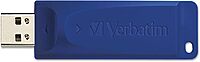VERBATIM USB 2.0 Retractable Cap-less Flash Drive - Universally Compatible