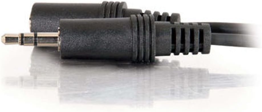 C2G 25ft 3.5mm M/F Stereo Audio Extension Cable - Mini-phone Female Stereo - Mini-phone Male Stereo - 25ft - Black