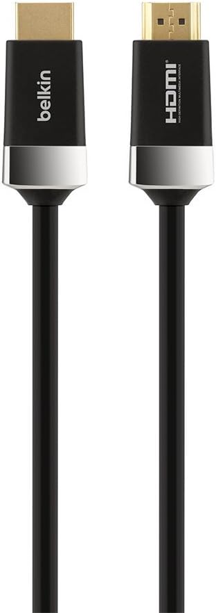 Belkin High Speed HDMI with Ethernet Cable - 16.4 ft - Triple Shielded - Black (AV10050BT5M)