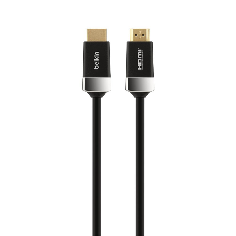 Belkin High Speed HDMI with Ethernet Cable - 16.4 ft - Triple Shielded - Black (AV10050BT5M)