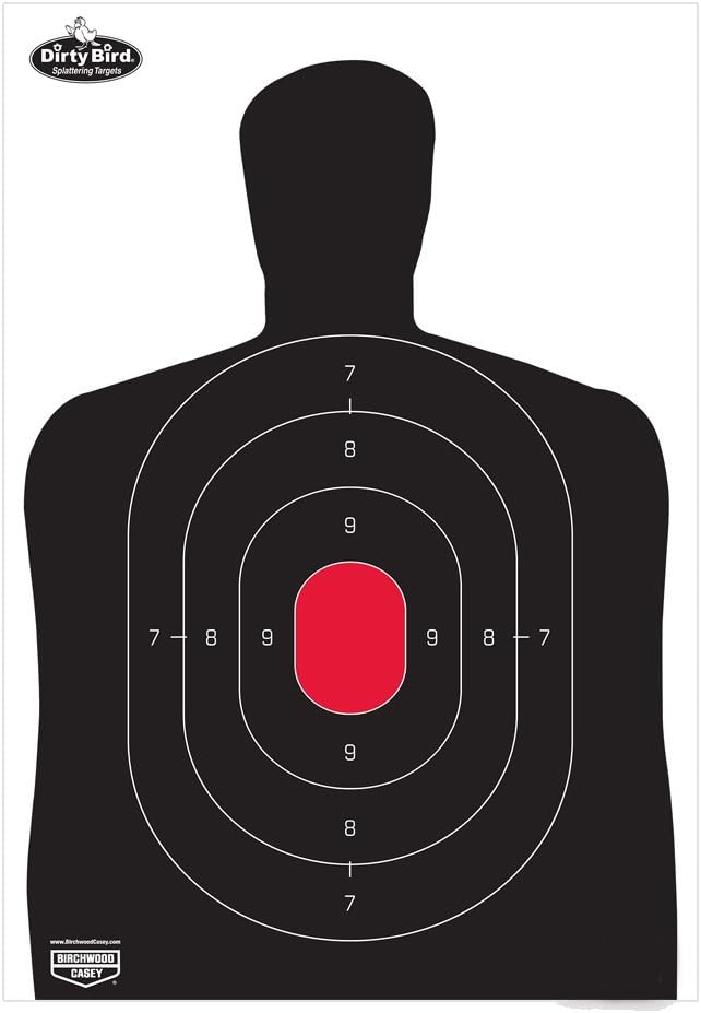 BIRCHWOOD CASEY Dirty Bird Non-Adhesive Splattering Silhouette Targets