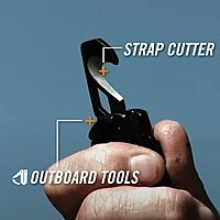 GERBER Crucial Multi-Tool - Black w/Pocket Clip & Strap Cutter [31-001518]