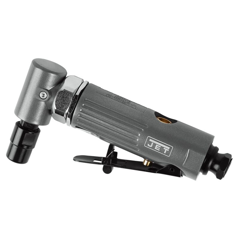 JET 1/4-Inch Pneumatic Right-Angle Die Grinder, 22000 RPM (JAT-403), Gray Right Angle Aluminum