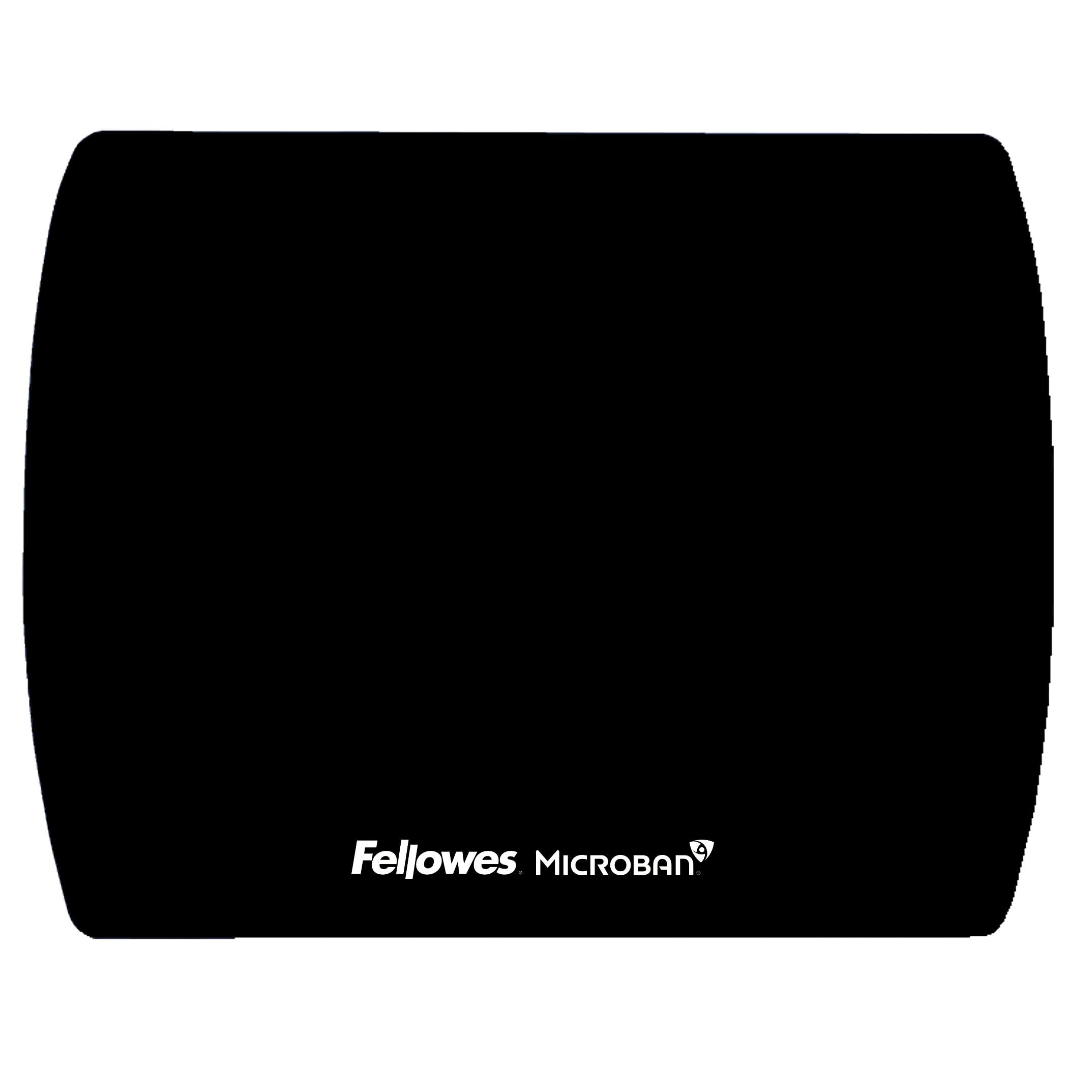 Fellowes Microban Black Ultra Thin Mouse Pad (5908101) 7 x 9 inches
