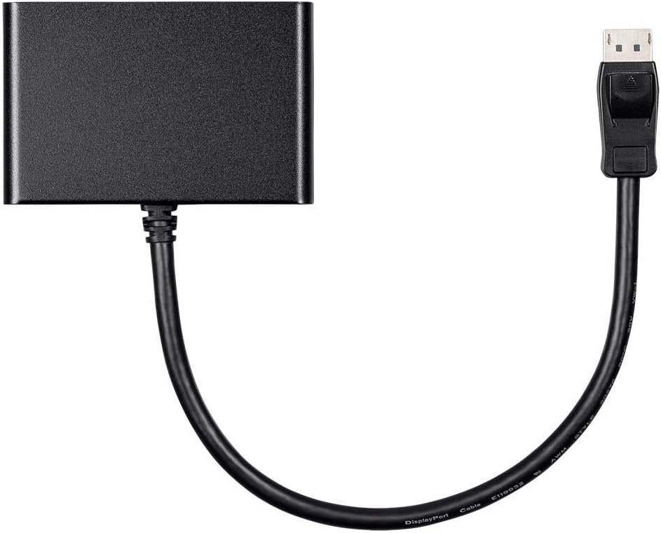 Monoprice 2-Port DisplayPort 1.2 to HDMI Multi-Stream Transport (MST) Hub, 4K@30Hz for 2 Displays, 21.6 Gbps Bandwidth