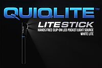 QUIQLITE LiteStick 200 Lumens USB Rechargeable Programmable Pocket LED Flashlight