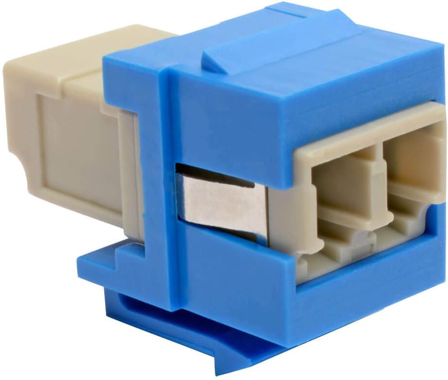 Tripp Lite Duplex Multimode Fiber Coupler, Keystone Jack, LC to LC