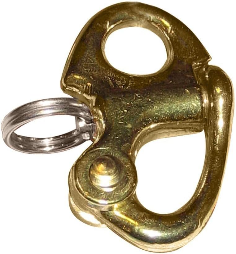Ronstan Brass Snap Shackle - Fixed Bail - 41.5mm (1-5/8") Length