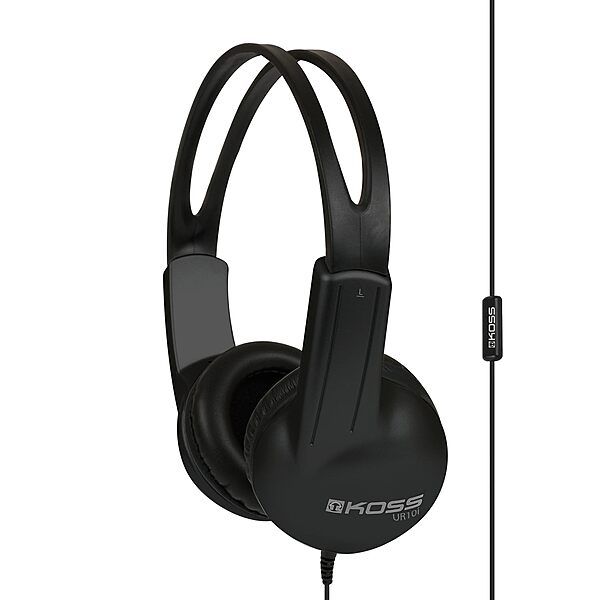 Koss UR10i Lightweight Wired Headphone, Black