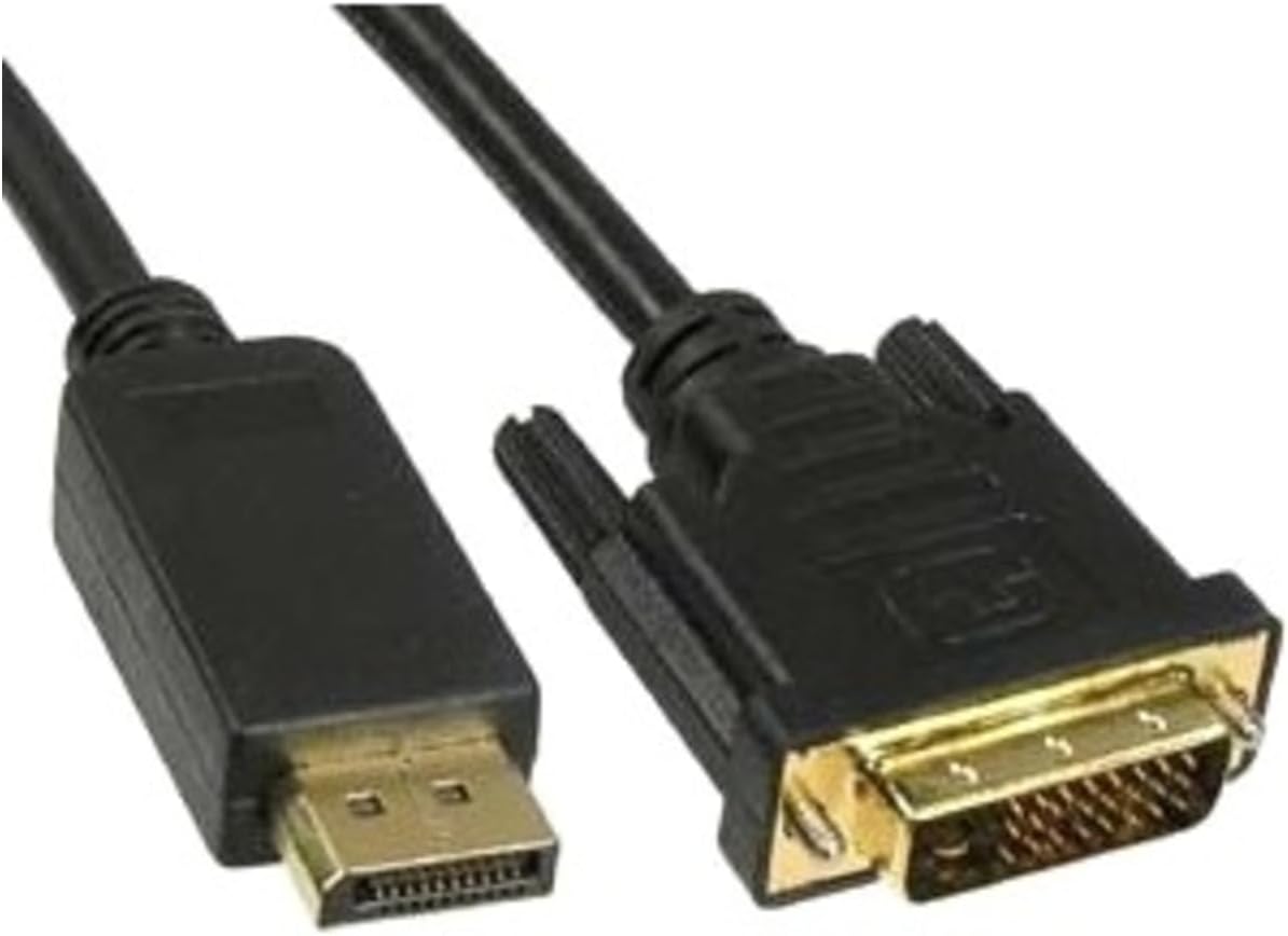 Unirise 6ft DVI-Digital Dual link to Displayport, Male - Male - 6 ft DisplayPort/DVI Video Cable - DVIDP06FMM