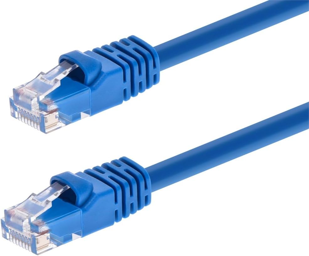 Monoprice Cat6 24AWG UTP Ethernet Patch Cable - Snagless RJ45, 550MHz, Pure Bare Copper