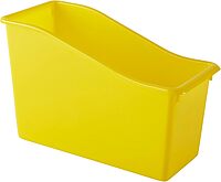 Office Depot® Brand Plastic Book Bin, 7-1/2"H x 11-1/2"W x 5-1/2"D, Assorted Colors