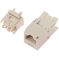 Panduit CJ688TGIW Category-6 8-Wire TG-Style Jack Module, Off White